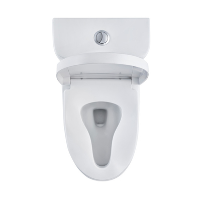 Round Bowl Elongated One Piece Toilets Dual Flush 0.9GPF