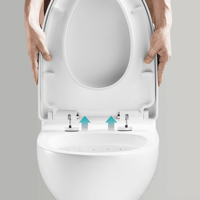 One Piece Elongated Skirted Toilet White 3.5L S Trap 305mm