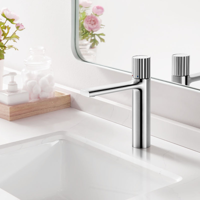 AMP11852-1A Lavatory Basin Mixer Faucet , Sanitary Ware Washroom Basin Tap