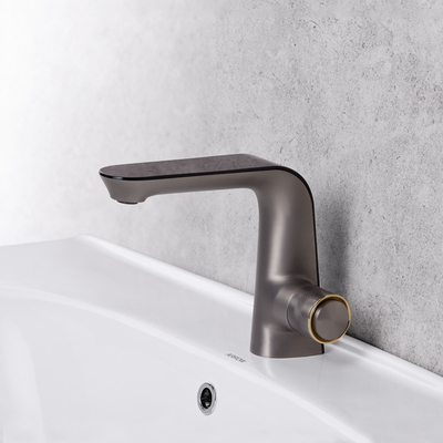 180mm Height Brass Hot Cold Water Basin Faucet For Home Bathroom