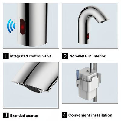 ARROW Modern Single-Handle Brass Basin Mixer Faucet with Ceramic Valve Core and Smart Sensor Design for Deck Mounted Single Hole Installation