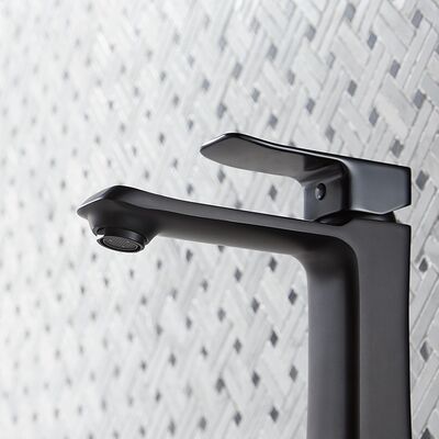 ARROW Modern Design Chrome Bathroom Vanity Faucet with Ceramic Cartridge Single Hole Deck Mounted Basin Mixer Faucet