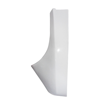 Men Corner Urinal Wall Mounted 355x331x738mm Back Water Inlet