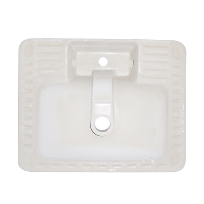 Bathroom Vanity Basin Ceramic Rectangular Washbasin WC Tabletop With Hole Basins Factory Supply