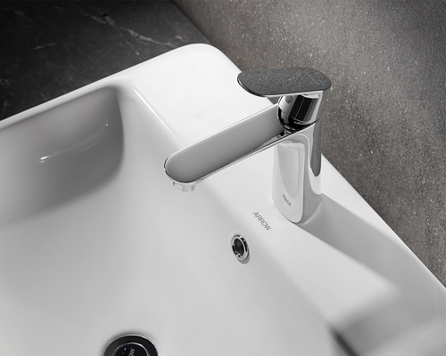 Basin Faucets Washroom Counter Mounted Brass Tap Single Lever Washroom Basin Faucets Mixer