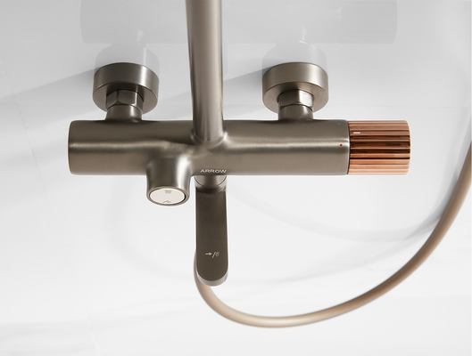 AMG13S851GG Hand Shower Mixer Set Wall Bath With Slide Bar