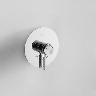 Bathroom Head Shower And Handshower Built-in Bath Shower Set Round Factory Directly Sell