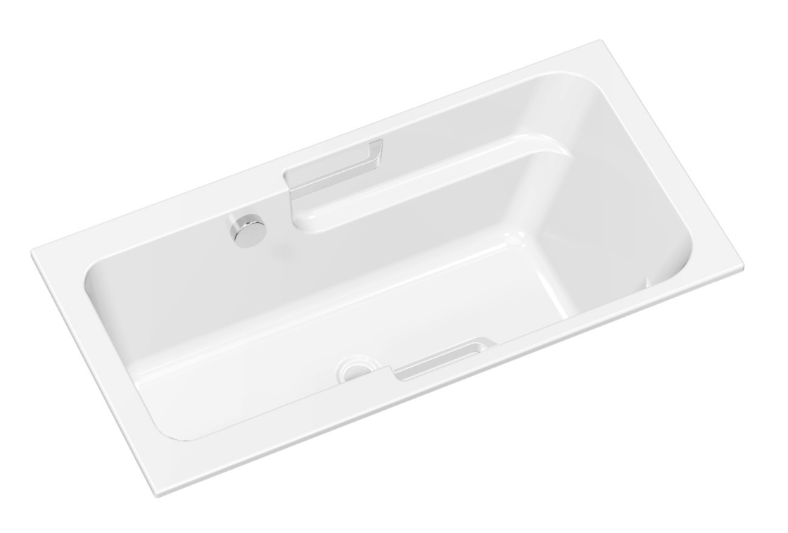 Built in Rectangle Freestanding Bathtub 140L L1705×W805×H600mm